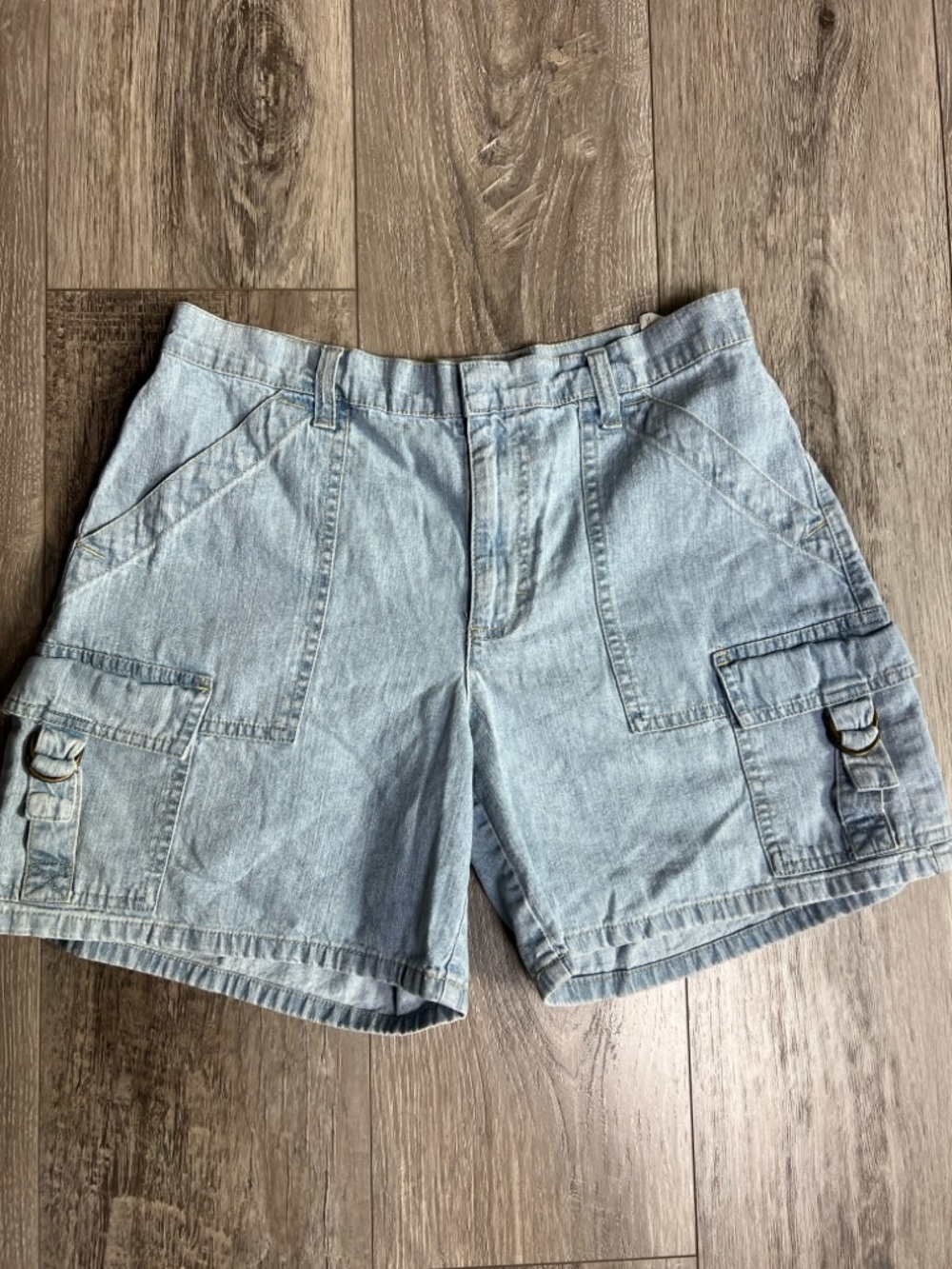 Vintage LEVI'S 515 Denim Jean Shorts Womens Sz 8 Relaxed Fit Mom High Rise